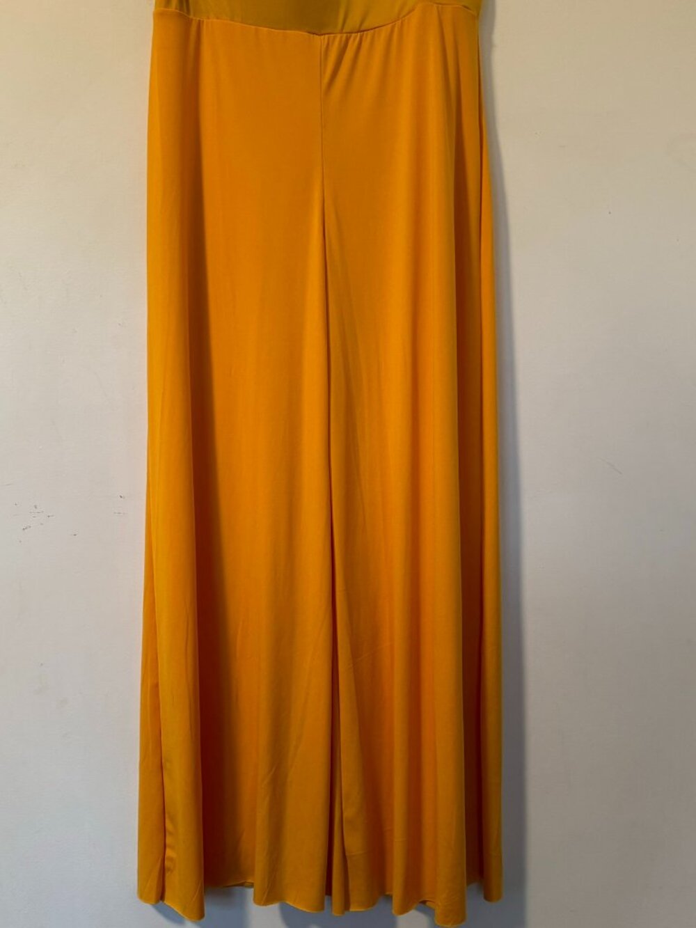 Dance pants bright yellow, wide leg